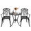 Thumbnail: Aluminum Outdoor Bistro Set for 2