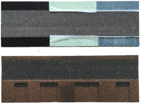 Миниатюра: Double layer asphalt shingle roof tile