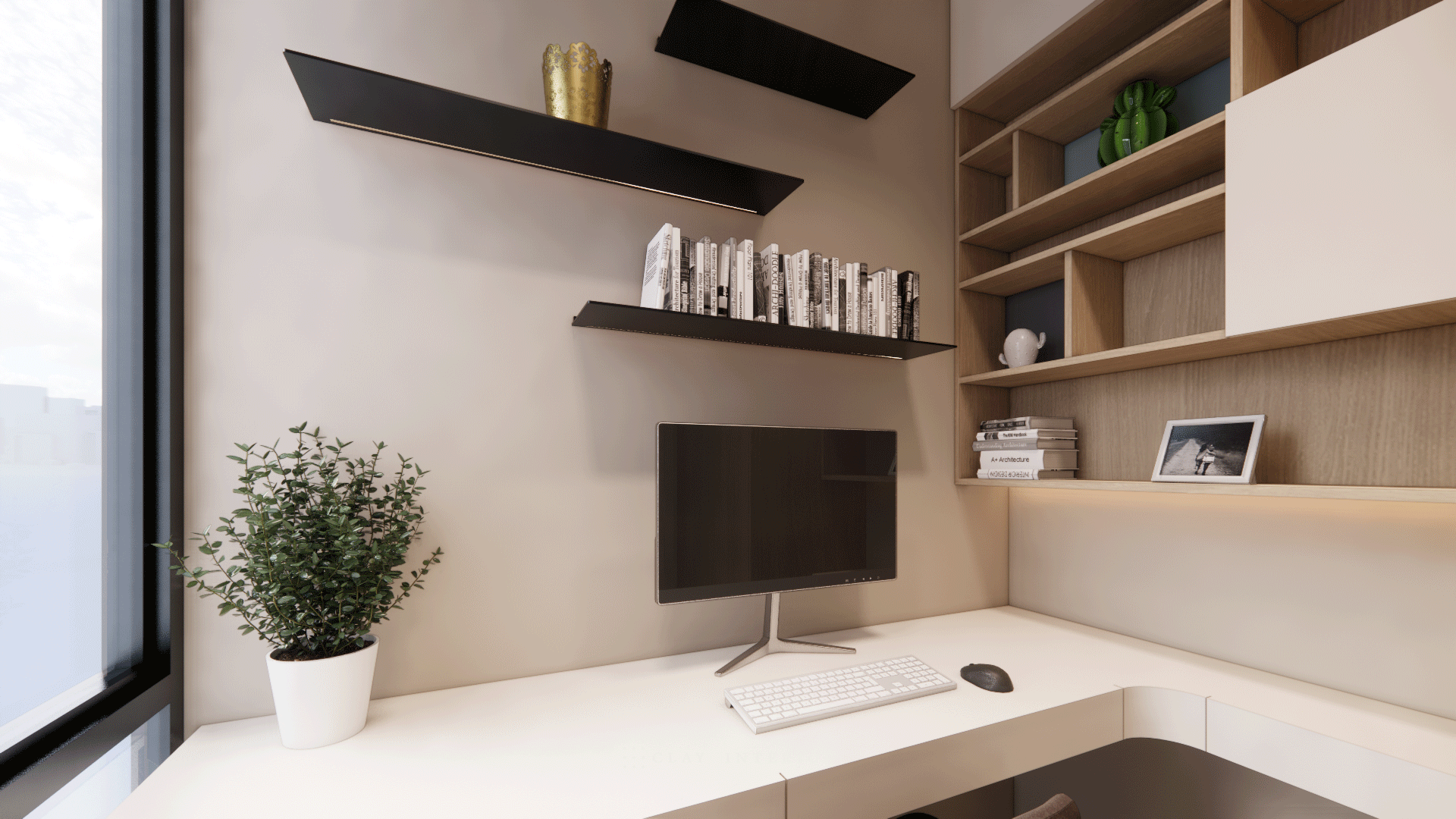 柏傲莊 789呎設計案例 — 簡約風 | CLAY INTERIOR DESIGN