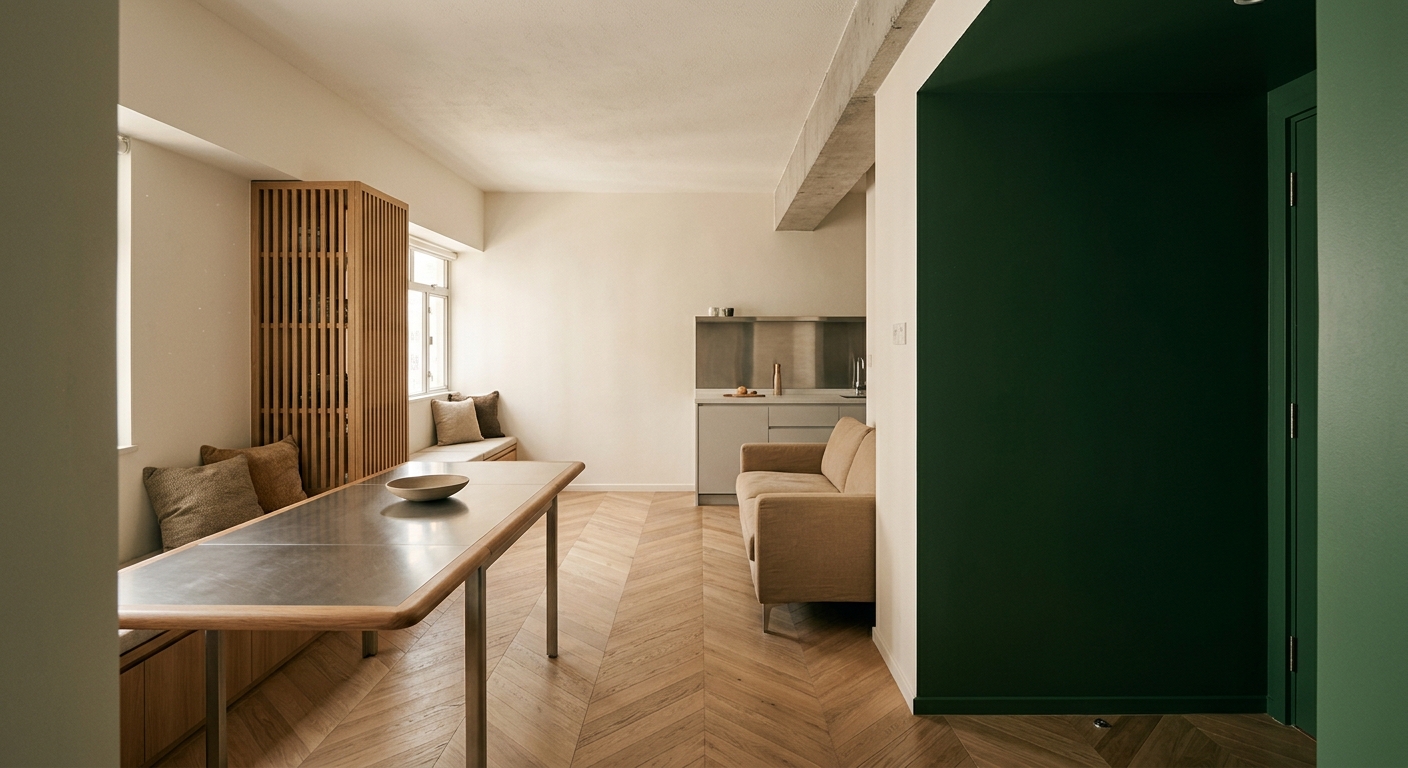 Studio Papaya Makes a Small Apartment Feel Surprisingly Spacious — CLAY Interior Design