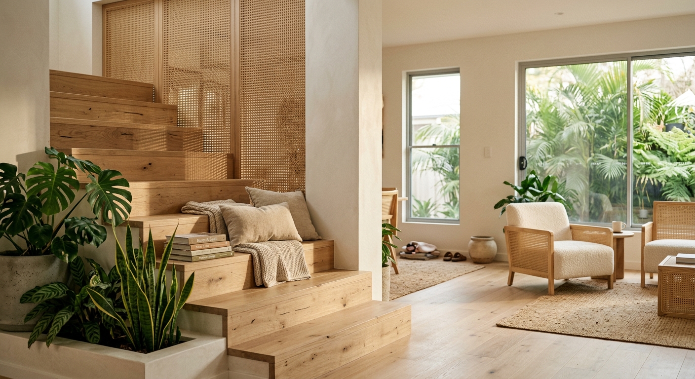 Sloping green roofs "keep the family connected" at Indonesian home — CLAY Interior Design