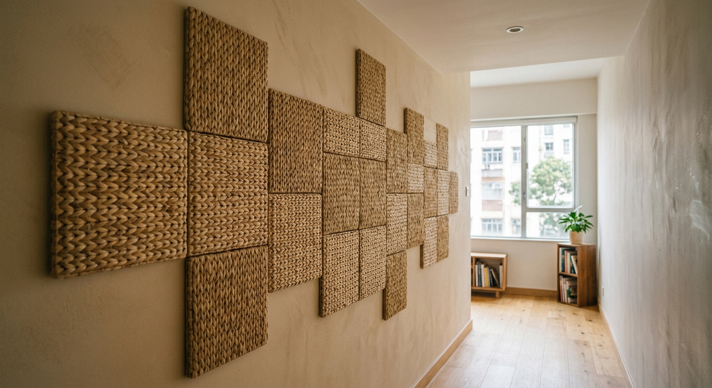 Spinneybeck Turns Eelgrass Offcuts Into Modular Acoustic Wall Tiles — CLAY Interior Design