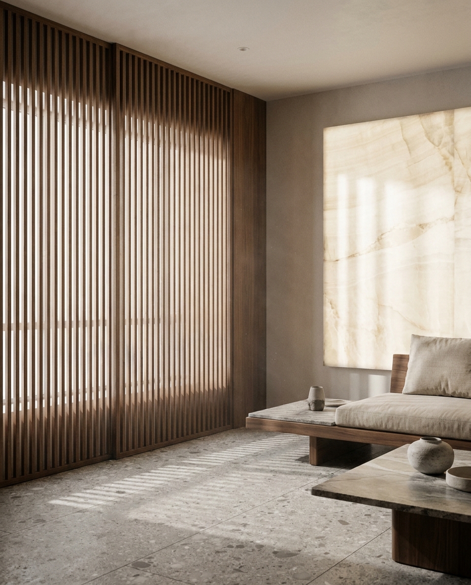 A Dubai Villa Trades European Style for Modern Japanese Minimalism — CLAY Interior Design