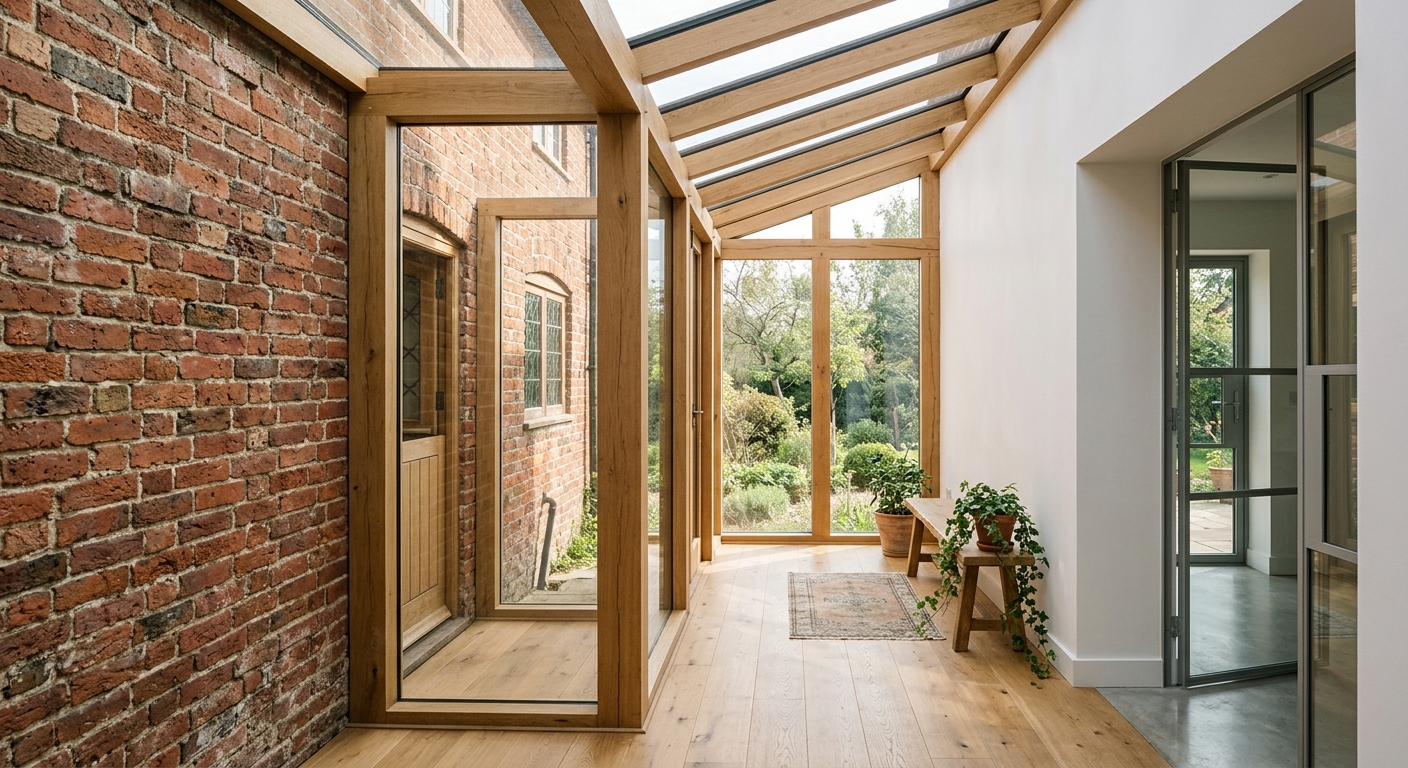 Will Gamble Architects adds "explicitly tropical" extension to Grade-II listed English cottage — CLAY Interior Design