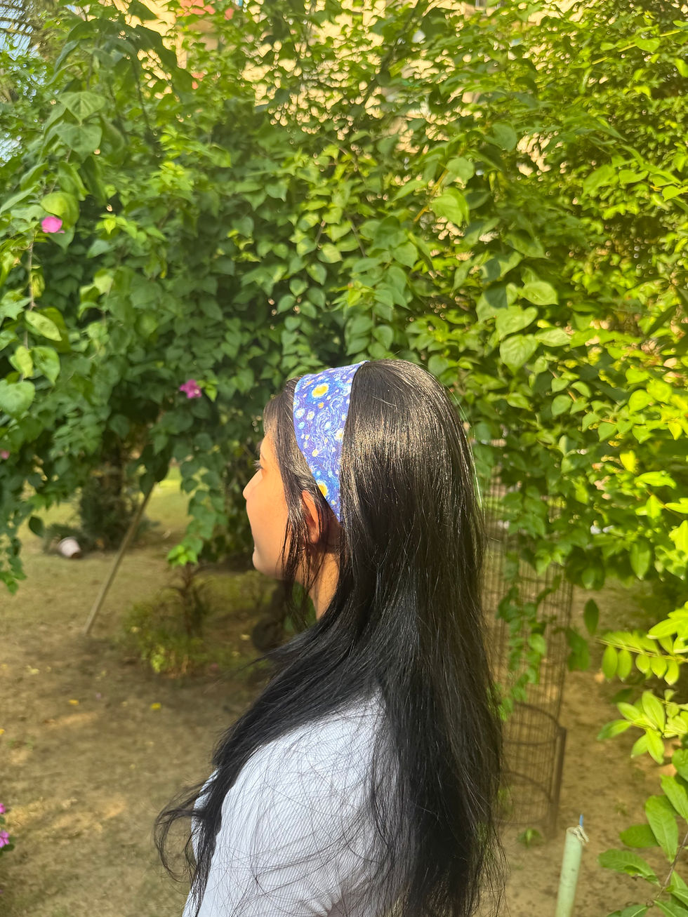 थंबनेल: Starry Night Hairband
