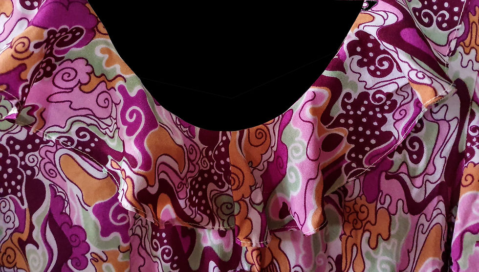 Thumbnail: 1960s Psychedelic Maxi Dress