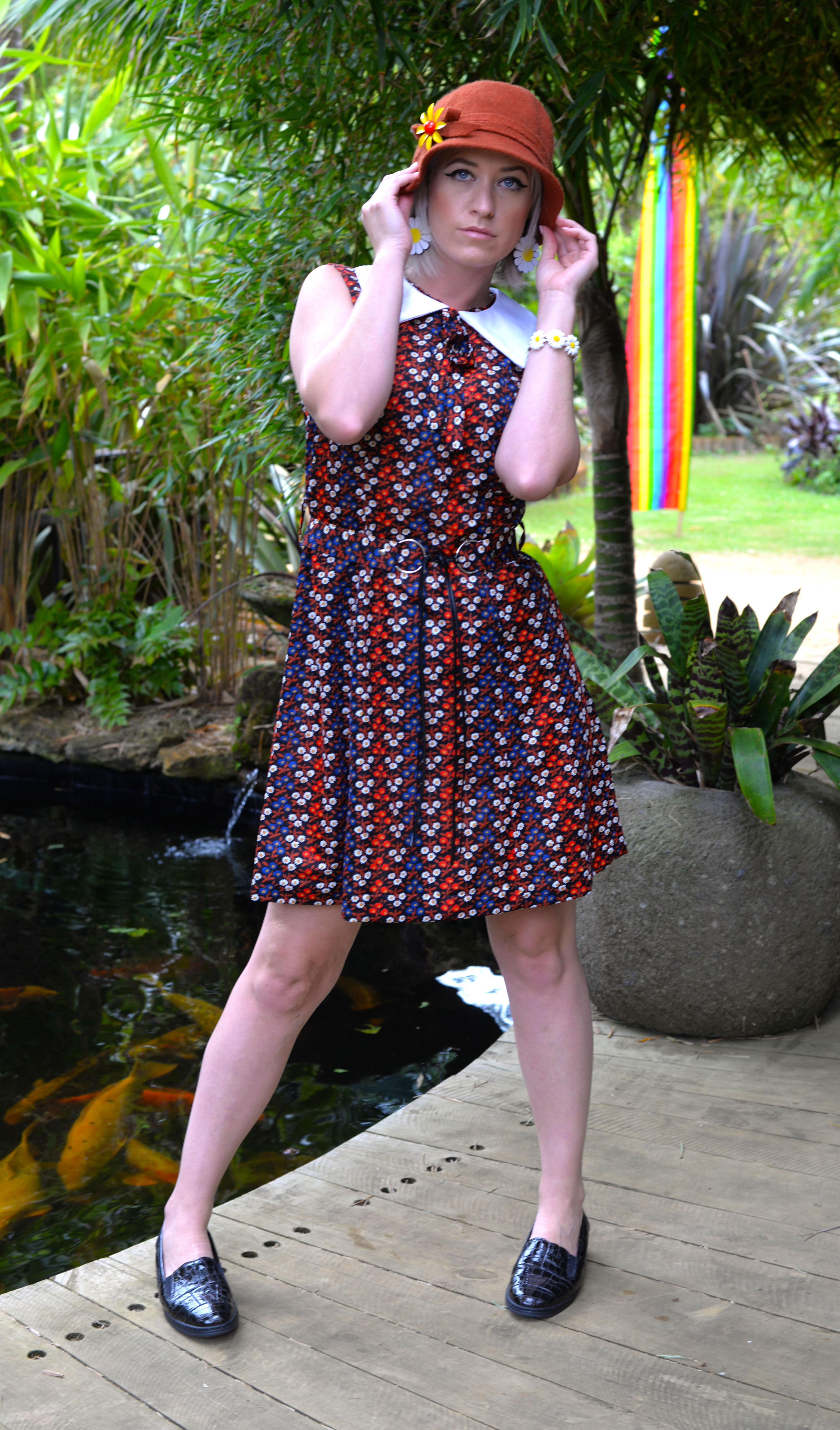 The Cute as a Button 1960s Mini Dress