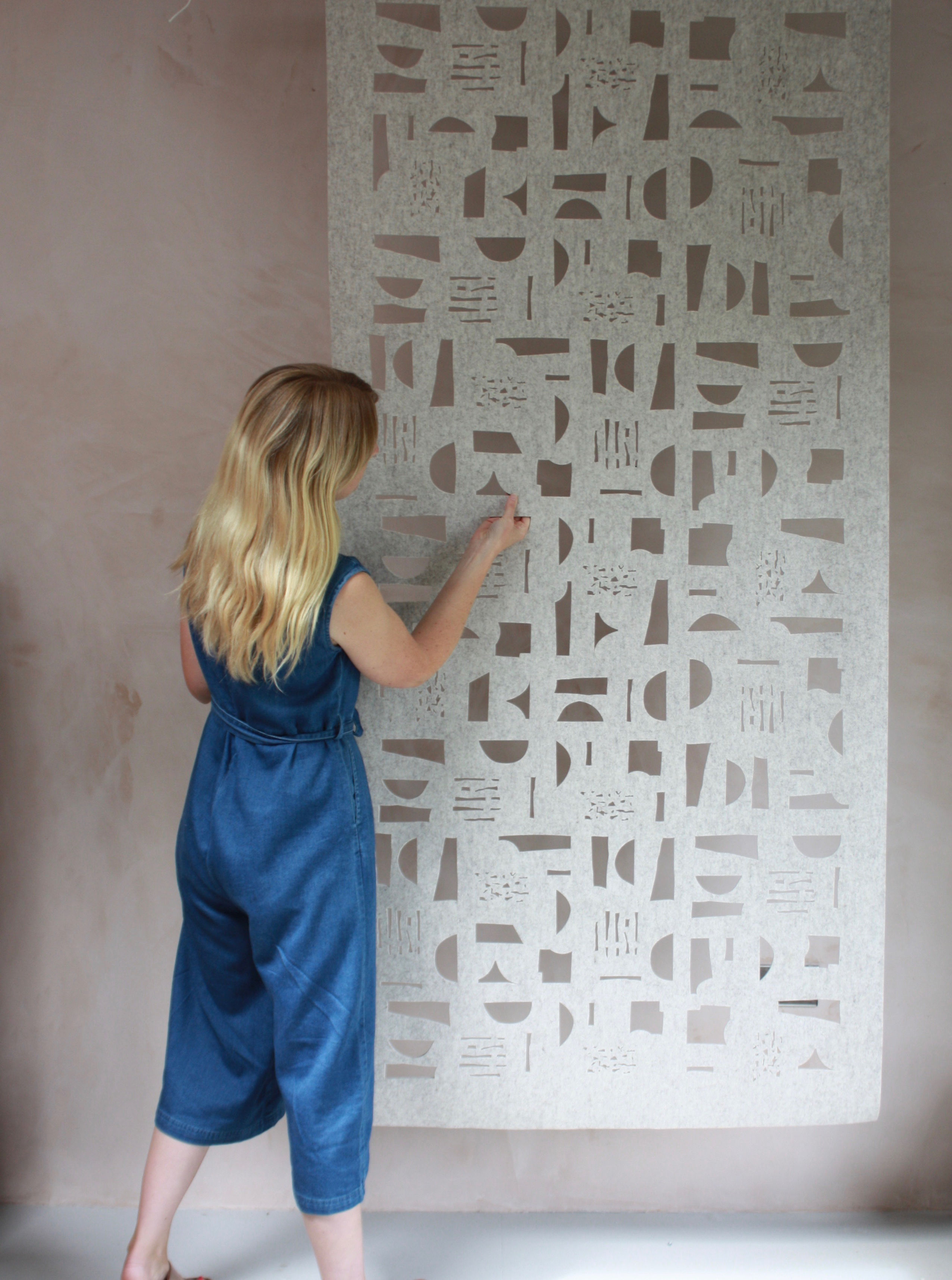 FORM felt panel / wall hanging