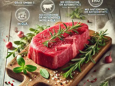 Grass-Fed and Organic Beef: A Nutritional Powerhouse for Better Health