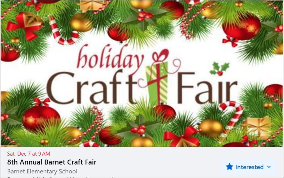 Kamalika-K at the Barnet Holiday Craft Fair - Sat 12/7