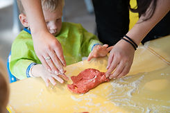 Learnign through sensory play