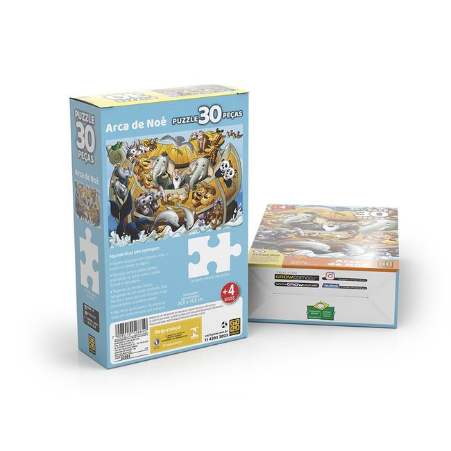 Miniatura: Grow Quebra-Cabeça - Arca de Noé 30 peças