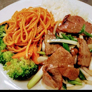 Combo Mongolian beef