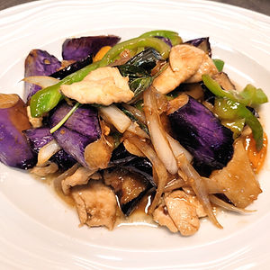 E13. Spicy Eggplant (Choice of Meat)
