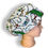 Thumbnail: Christmas Dr Seuss Scrub Cap