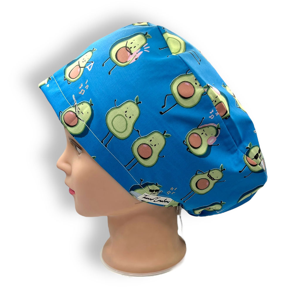 Avocado scrub cap