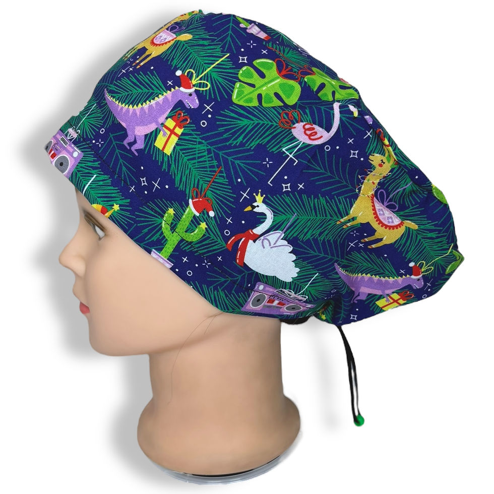 Christmas Scrub Cap Teennacreations