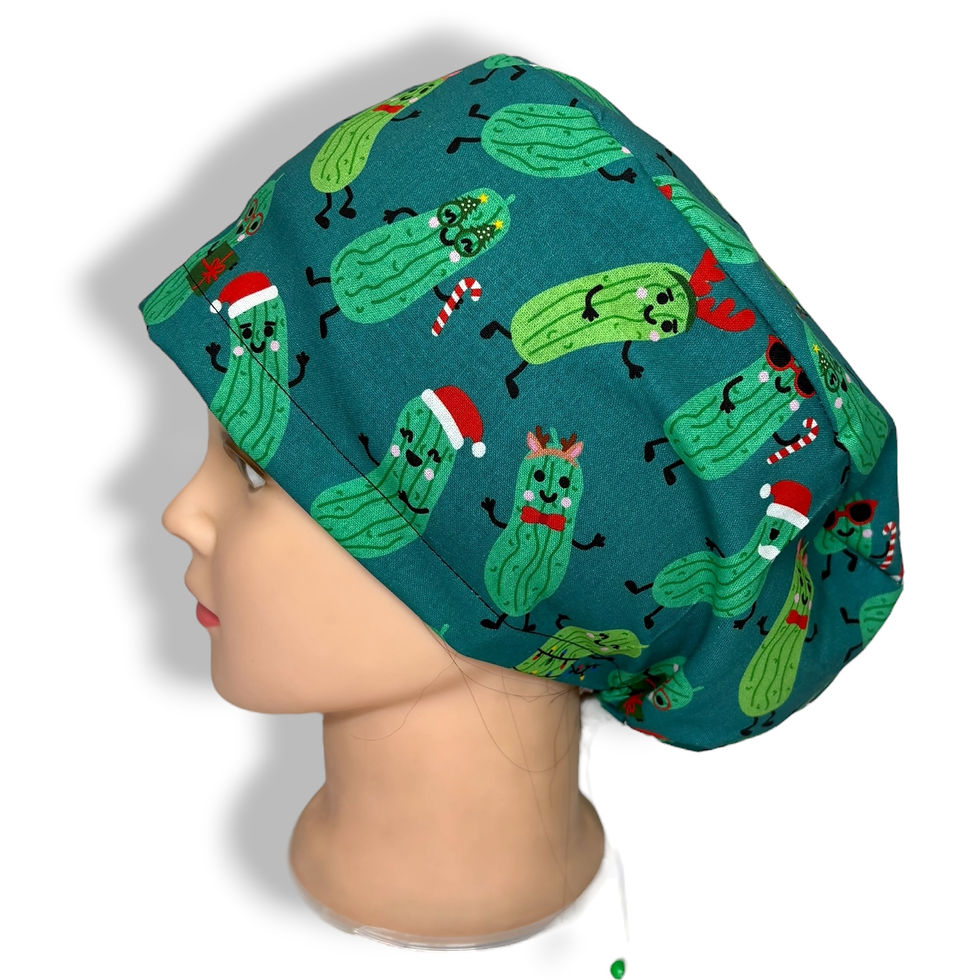 Christmas Scrub Cap Teennacreations