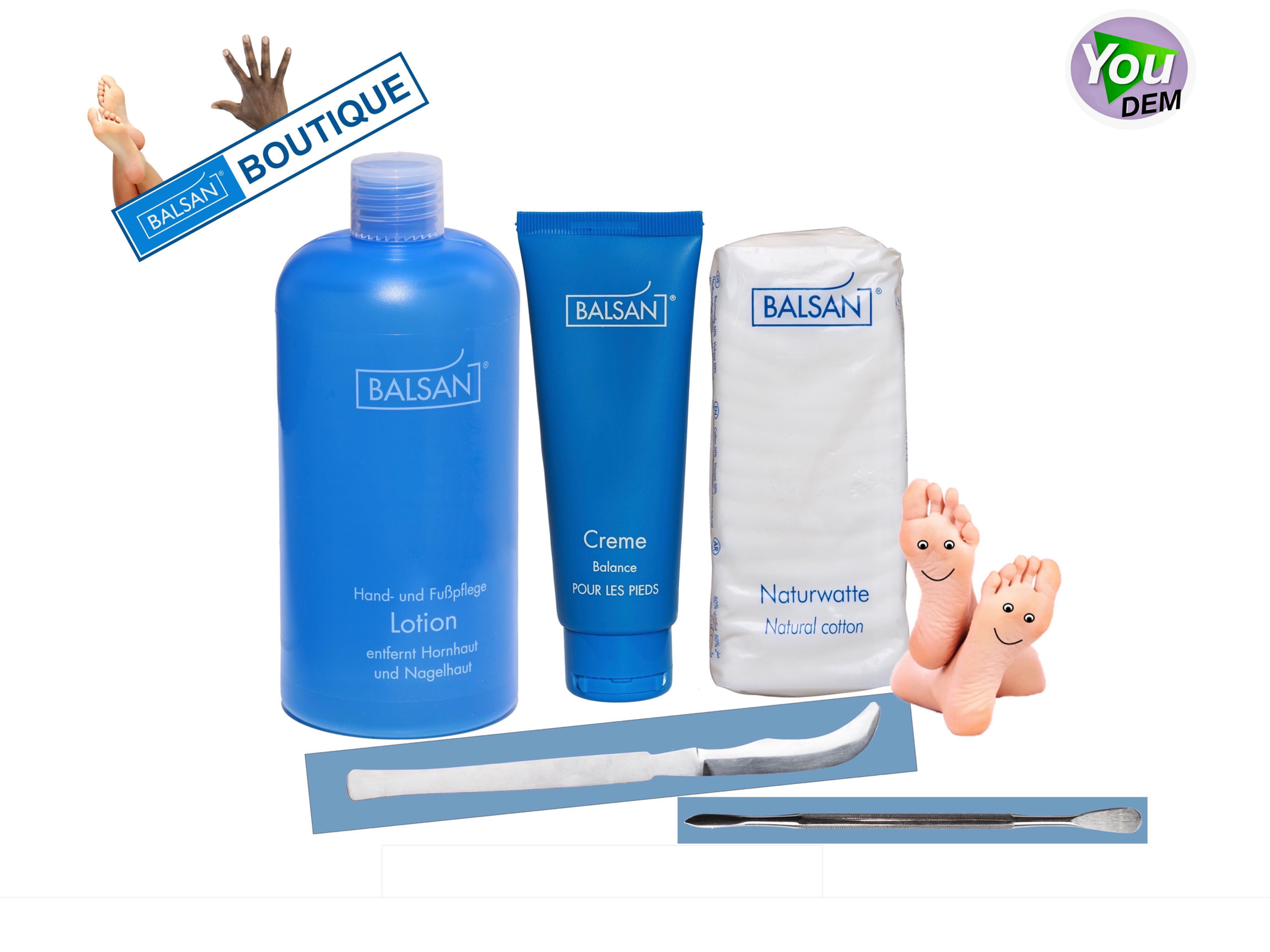 Lotion anti-callosités BALSAN. Kit Promo 500ml