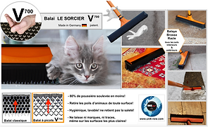 Balai Latéral Pour Nettoyeur Pulimat 5085, 7000, 7001, 7002, 12000 - Poly 0,5 - Neuf