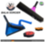 BALAI SORCIER V7 picot V caoutchouc synthétique durable hygiénique multifonction