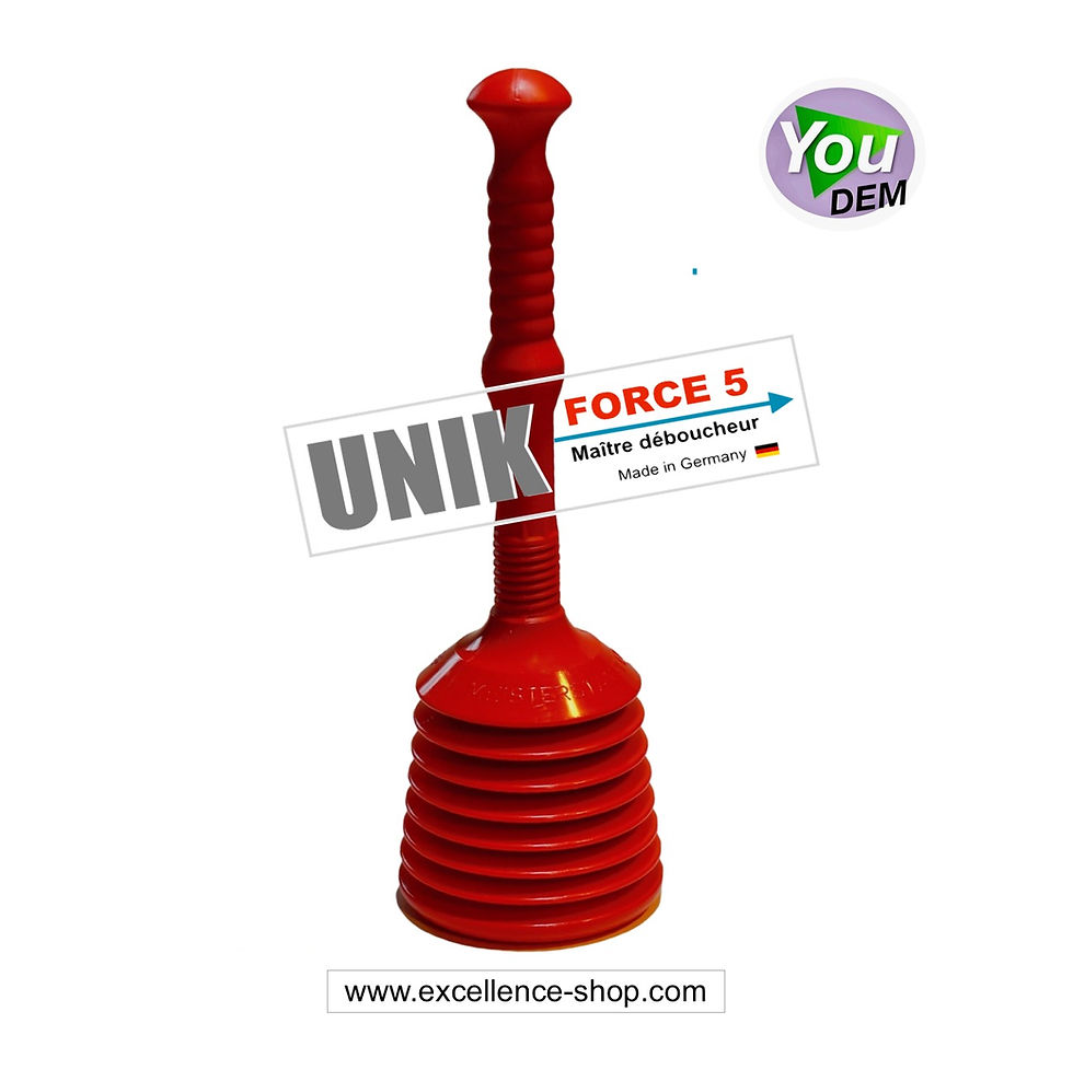 Déboucheur de canalisation  XXL surpuissant UNIK Force 5 Excellence Shop - UNIK NEW