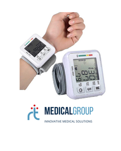 מד לבדיקת לחץ דם אוטומטי עם מארז נייד לא סדיר פעימות לב BP וחפת פרק כף יד מתכווננת מושלמת