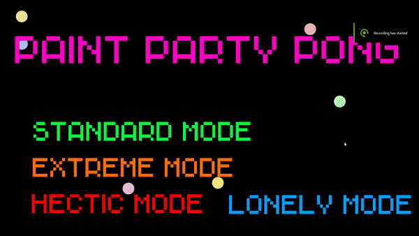 Paint Party Pong
