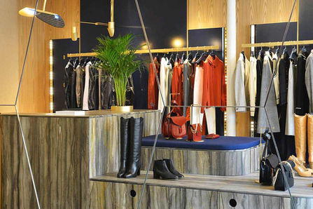 Visual merchandising pour la boutique de Filles du calvaire