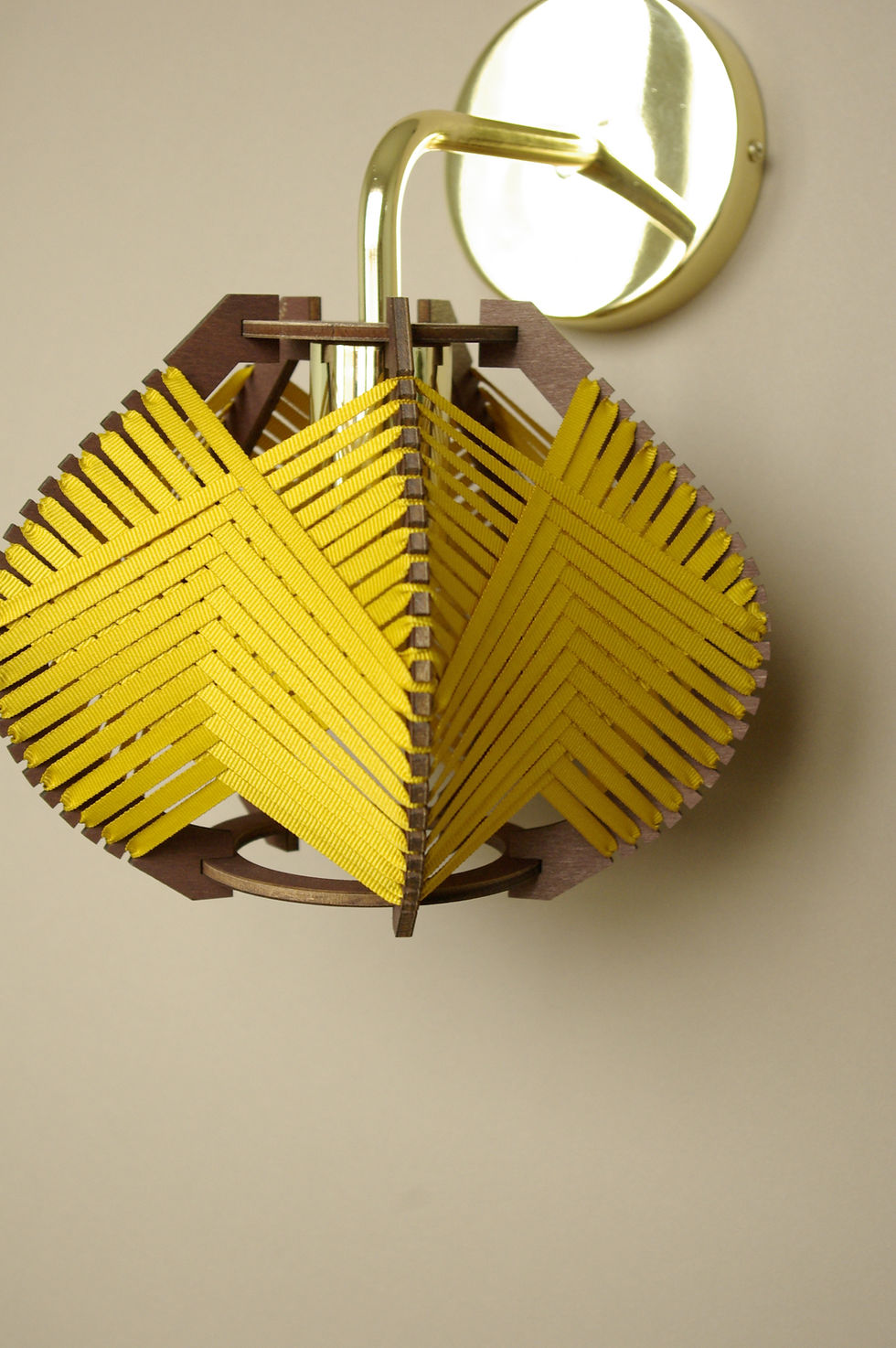 Thumbnail: Sora - Duo of wooden wall lights - S / D25cm