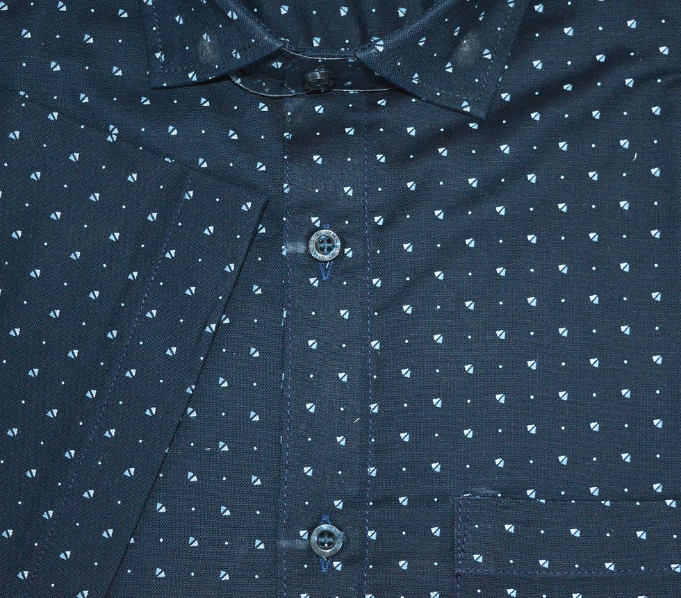 Thumbnail: Elegant Polo - Black Dotted - HALF SLEEVE