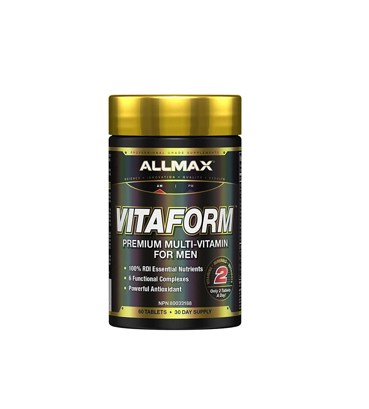 allmax 60 tablets vitaform premium multivitamin for men