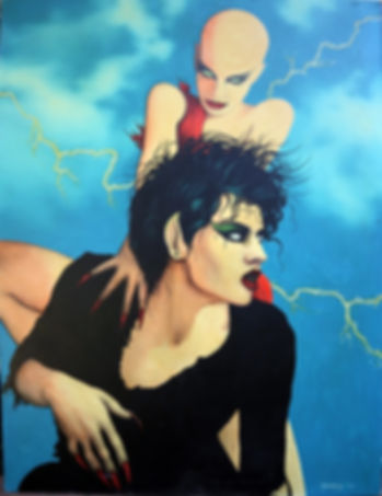 JIM CUMMINS I Braineater Vancouver Punk Artist / Musician Acrylic On Canvas 1981