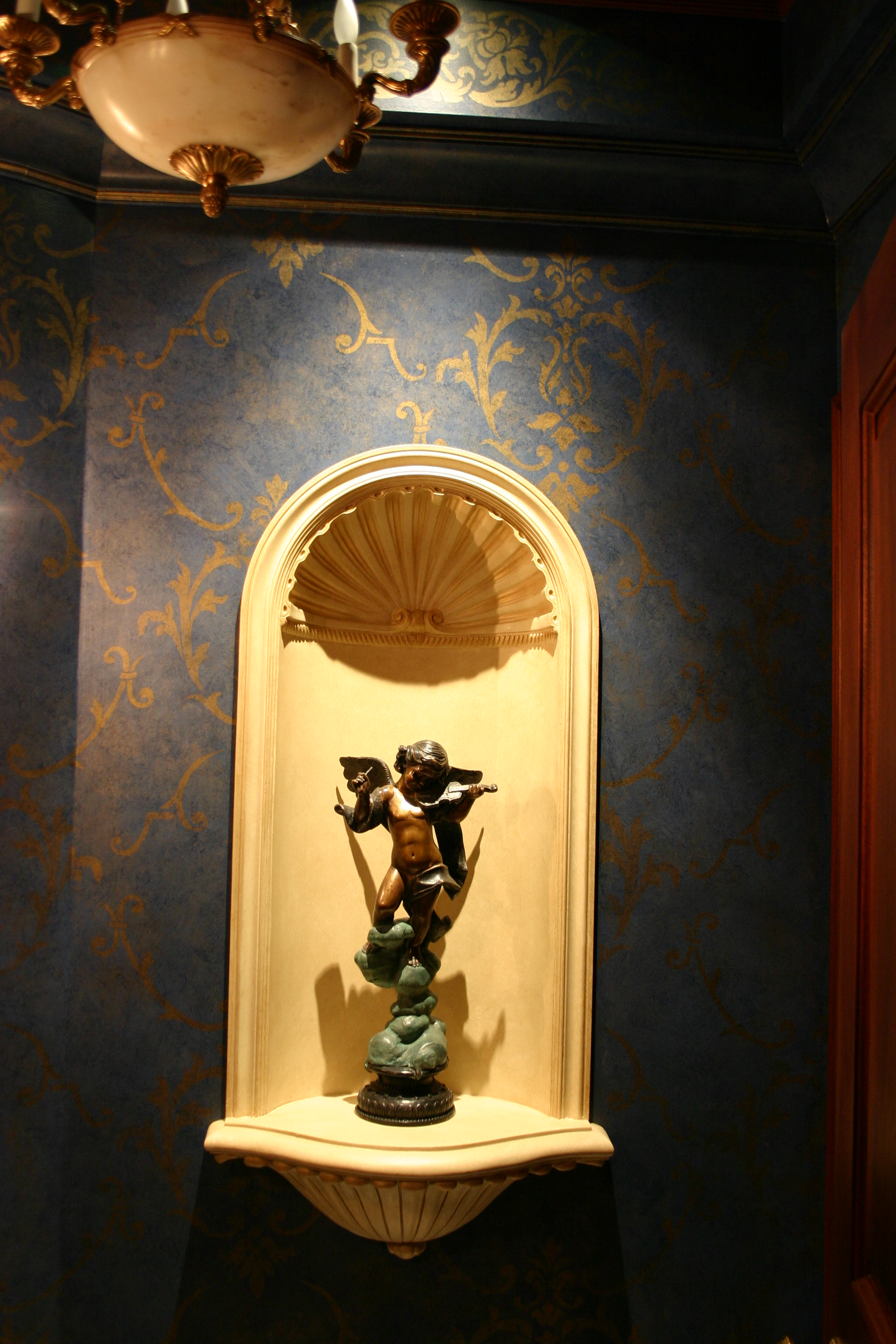 Damask stencil