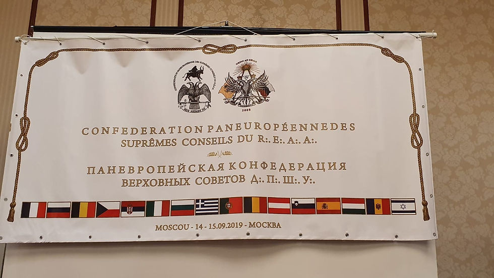 Confederation Paneuropéenne des Suprêmes Conseils du R.'. E.'. A.'. A.'.. | 14-15.09.2019 | Photo
