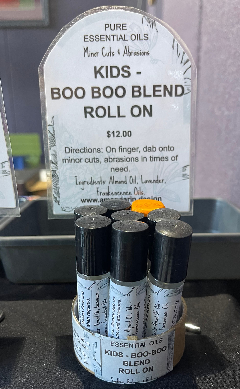 Thumbnail: Roll-On's.  Essential Oils All Natural Product.