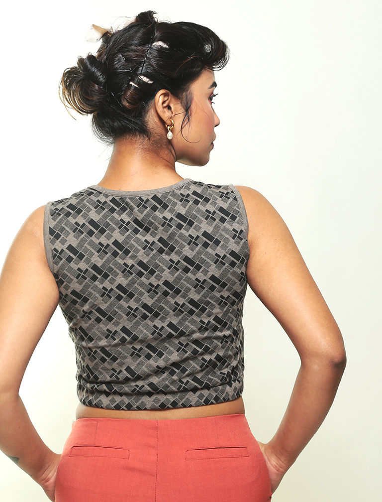 Thumbnail: Checkered Crop Top