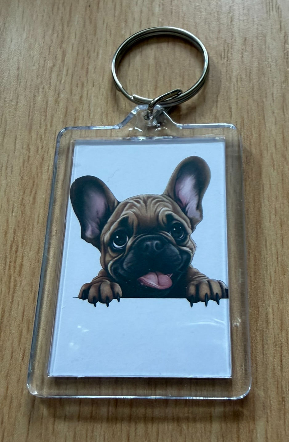 Thumbnail: French Bulldog Keyring