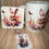 Thumbnail: Floral bunny mug coaster and keyring