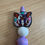 Thumbnail: Cute Mogwai charm on beaded keychain