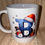 Thumbnail: Initial Christmas Mug and coaster gift set, Christmas Mug