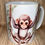 Thumbnail: Swinging monkey water colour mug gift