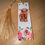 Thumbnail: Highland cow floral bookmark, highland cow bookmark and tassel