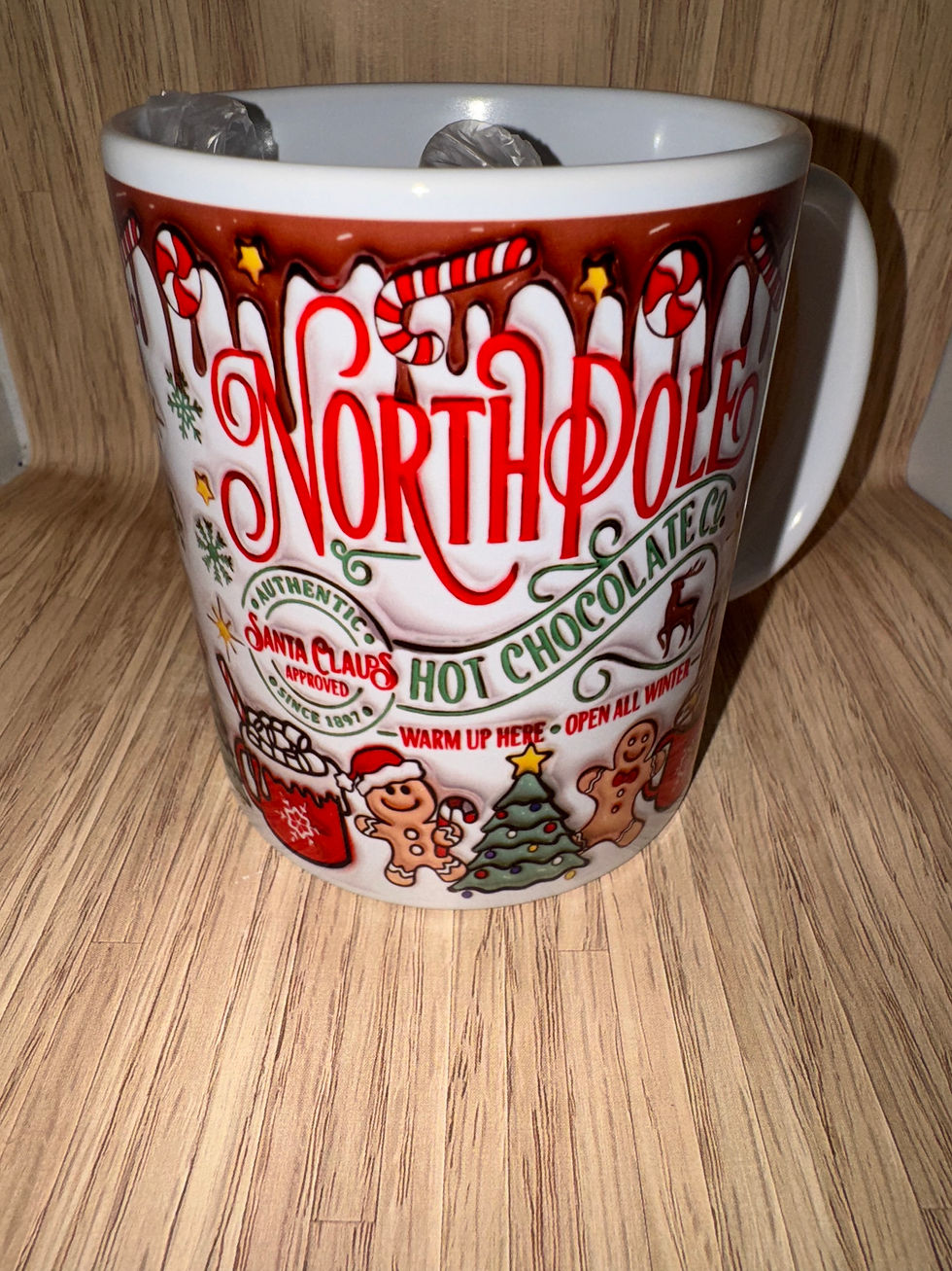 Thumbnail: North pole Christmas mug