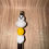 Thumbnail: White duck pen charm with yellow accents
