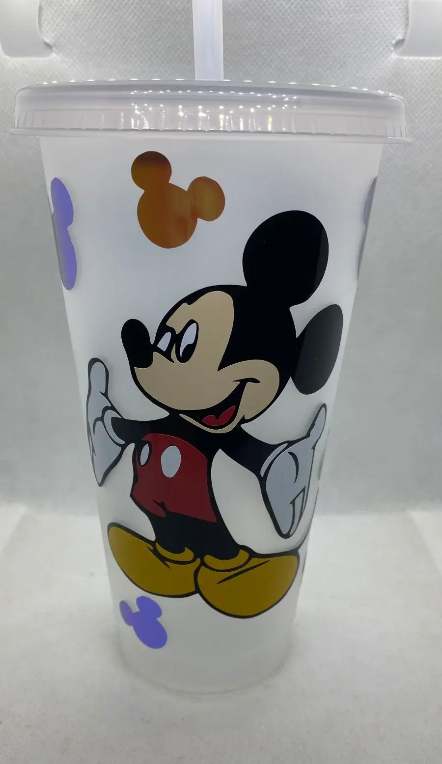 Mickey Mouse tumbler with colorful accents