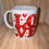 Thumbnail: Love mug and coaster heart, Love mug