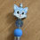 Thumbnail: Cute blue beaded character pen