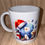 Thumbnail: Initial Christmas Mug and coaster gift set, Christmas Mug