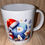 Thumbnail: Initial Christmas Mug and coaster gift set, Christmas Mug